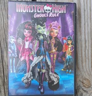 Monster High Ghouls Rule DVD with Pink and Purple Accents